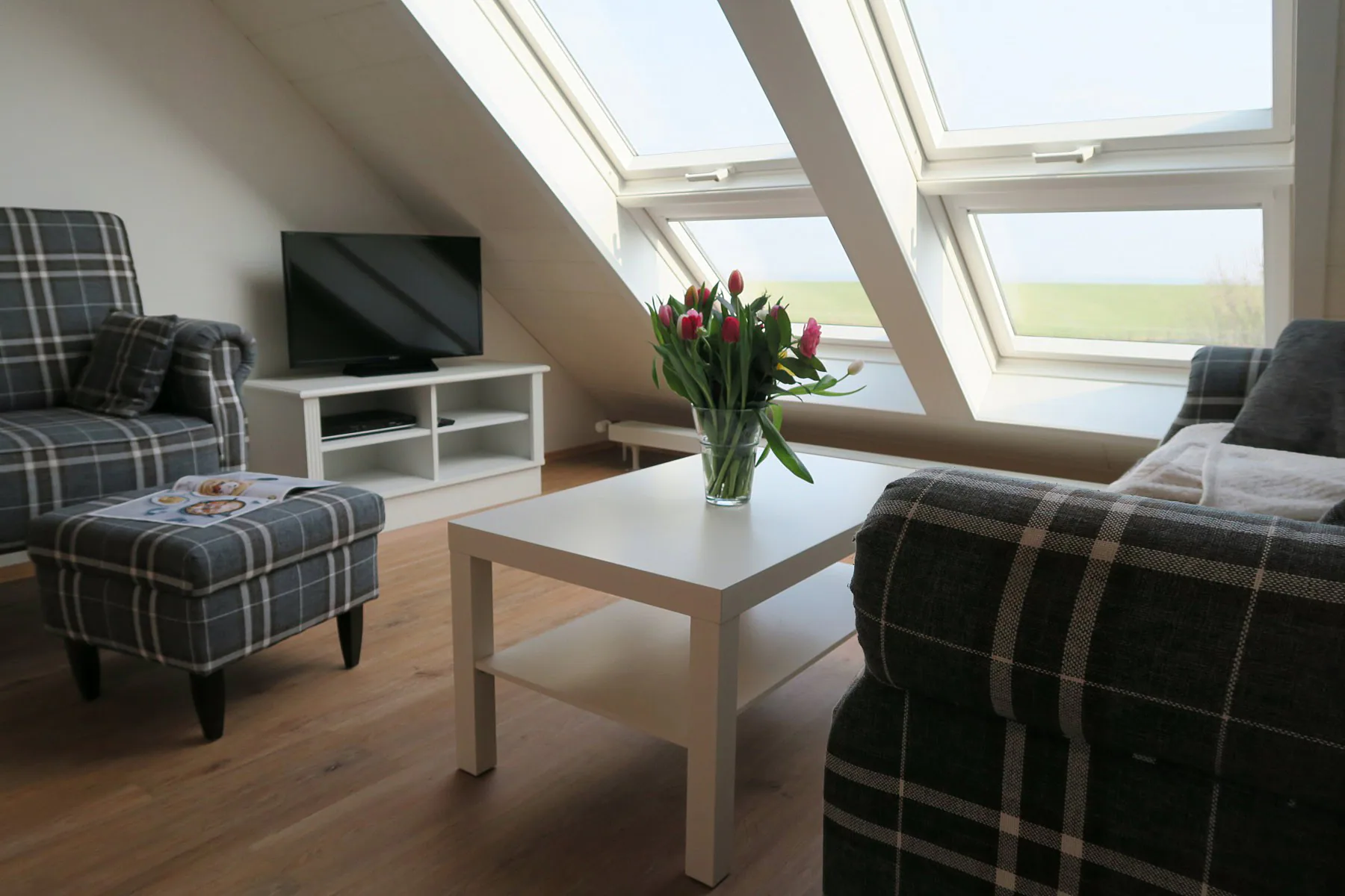 Dachgeschoss links auf dem Ferienhof Groot Plaats